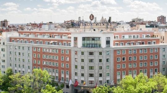 InterContinental Madrid, mejor hotel de negocios de España 2015