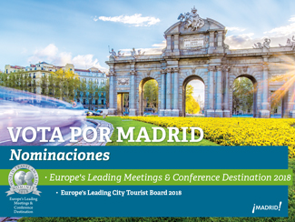 Madrid nominada en los World Travel Awards 2018