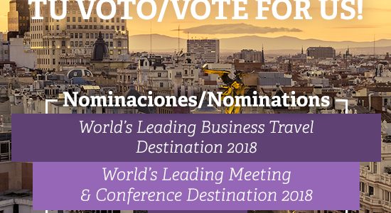 Doble nominación de Madrid en la edición mundial de World Travel Awards