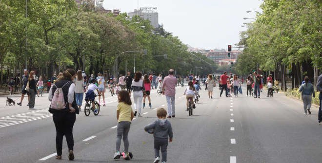Calles peatonales fin de semana y festivos Madrid coronavirus
