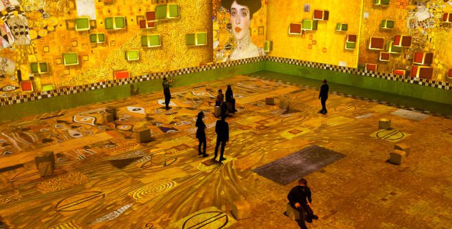 Klimt. El punto de partida. MAD. Madrid Artes Digitales. Centro de Experiencias Inmersivas. Nave 16. Matadero Madrid