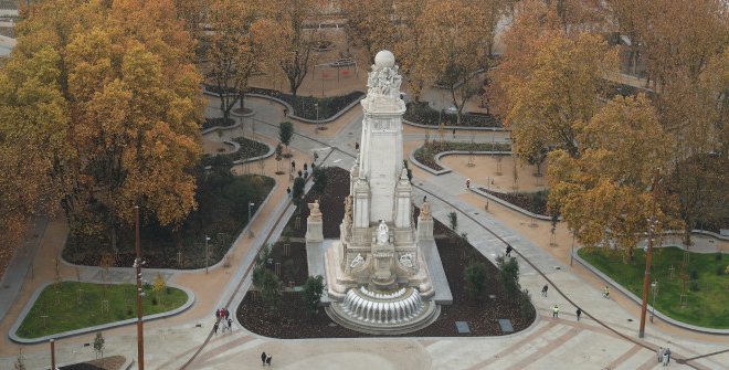 スペイン広場 プラサ デ エスパーニャ Plaza De Espana マドリード観光