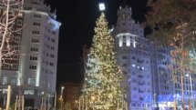Árbol de Navidad 2021 de la Plaza de España de Madrid