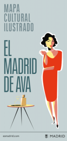 Mapa cultural ilustrado El Madrid de Ava Gardner
