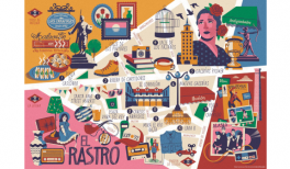 Mapa cultural ilustrado El Rastro (PDF). Ilustraciones: Daniel Diosdado