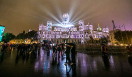 Camino a la vida. Juanjo Llorens. Palacio de Cibeles. LuzMadrid. Festival Internacional de Luz de Madrid 2021