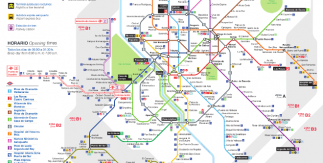 Madrid Metro Map Pdf | Tourist Map Of English