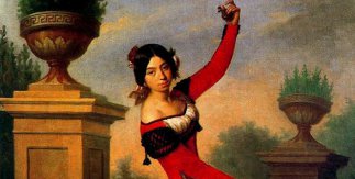 La bailaora Josefa Vargas, 1840. Antonio María Esquivel. Óleo sobre tela. 91 x 72 cm. Colección Duque de Alba