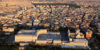 Vista aérea Palacio Real © Patrimonio Nacional